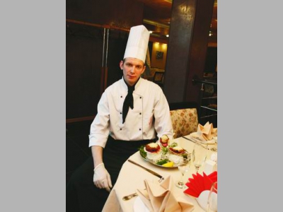 Британские устрицы, запеченные с соусом Биск, от Максима Ермакова, шеф-повара ресторана Retro-Blues