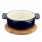 Сковородка круглая d=11см, 200 мл, чугун,эмаль синяя на д/подставке LAVA