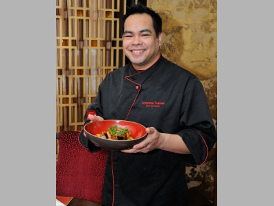 Креветки в сычуаньском соусе от Криса Русабана, шеф-повара ресторана Tse Fung