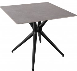 Стол квадратный Стол RF Nero Pietra di luna 80x80 см с пластиковым подстольем