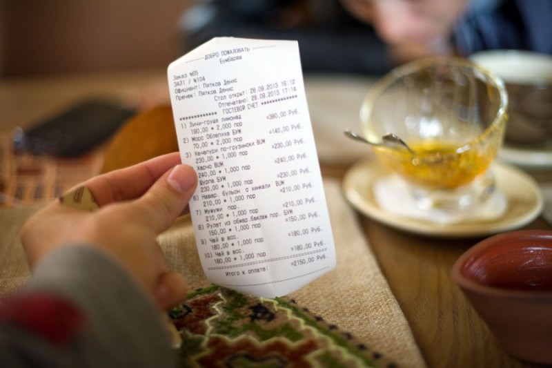 Средний чек в ресторанах снизился