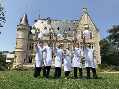 Победители Chef a la Russe в институте Поля Бокюза