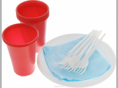 В Европе запретят пластмассовую посуду