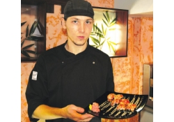 Запеченный рулет «Банзай» от шеф-повара японской кухни ресторана La Fabrik Александра Евченко