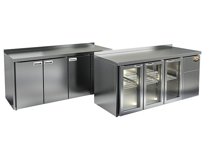 Холодильные столы увеличенного объёма HICOLD глубиной 600 мм