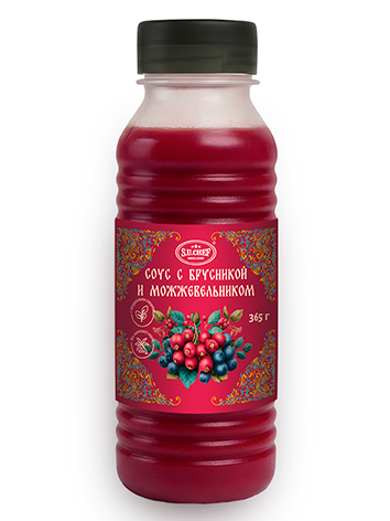 Соус с брусникой и можжевельником